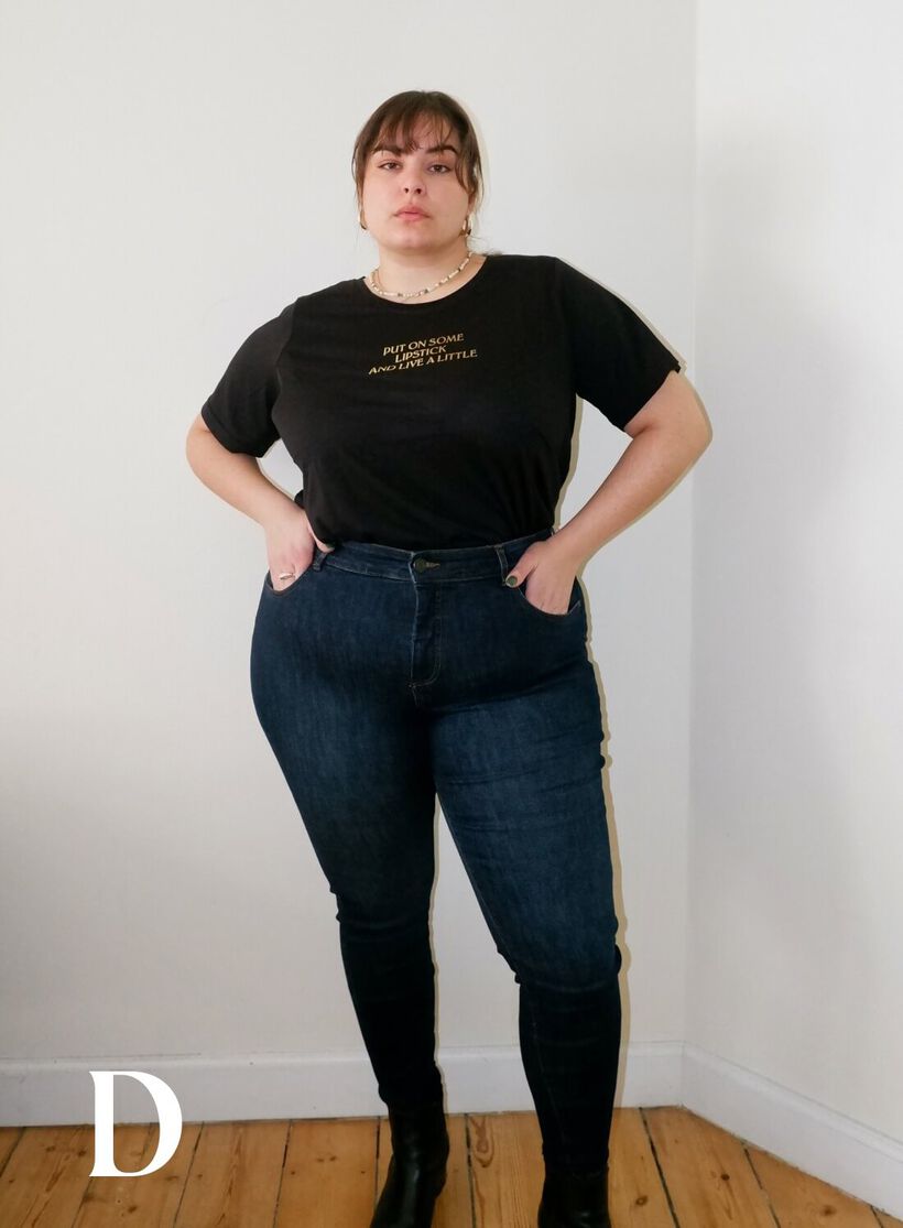 Zizzi 1 para jeansów – 3 kształty ciała, , Model, 1