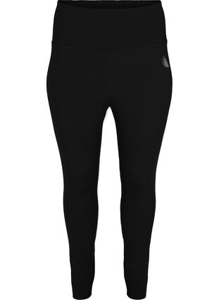 Zizzi CORE, SUPER TENSION TIGHTS – Legginsy z kieszenia wewnetrzna, Black, Packshot image number 0