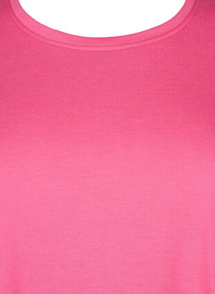 Zizzi Flash - koszulka z okraglym dekoltem, Hot Pink, Packshot image number 2