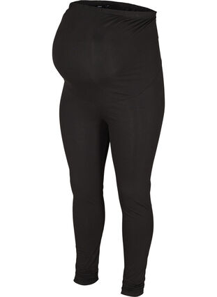 Zizzi Bawelniane legginsy ciazowe, Black, Packshot image number 0