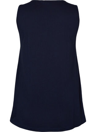 Zizzi Sleeveless workout top in viscose, Black, Packshot image number 1