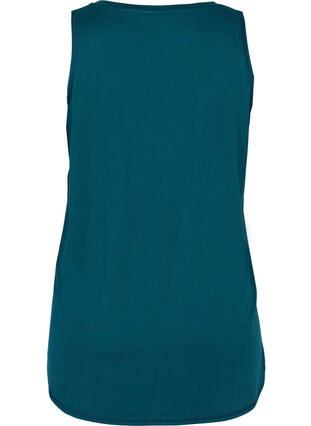 Zizzi Sportowy top z dekoltem w szpic, Deep Teal, Packshot image number 1