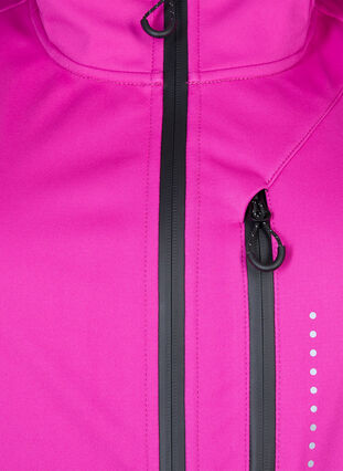 Zizzi Sportowa kurtka softshell, Rose Violet, Packshot image number 3