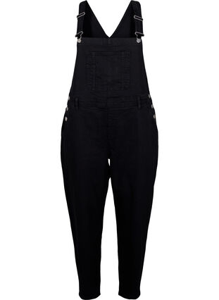 Zizzi Ogrodniczki jeansowe, Black, Packshot image number 0