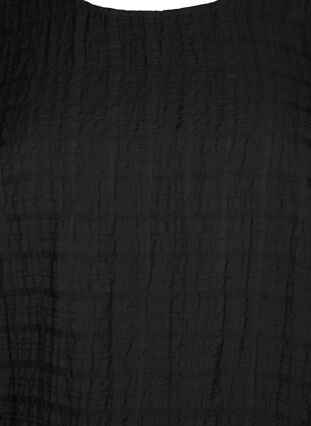 Zizzi Marszczona bluzka z lyocellu (TENCEL™), Black, Packshot image number 2