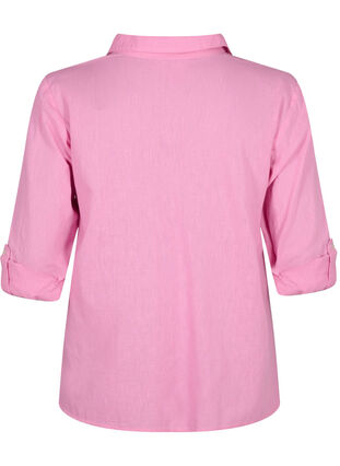 Zizzi Bluzka koszulowa z zapieciem na guziki, Rosebloom, Packshot image number 1