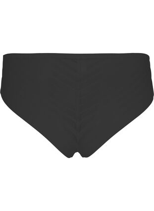 Zizzi Regular rise briefs with mesh, Black, Packshot image number 1