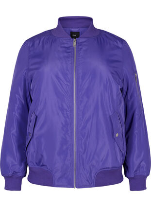 Zizzi Bomberka z zamkiem blyskawicznym, Purple Opulence, Packshot image number 0