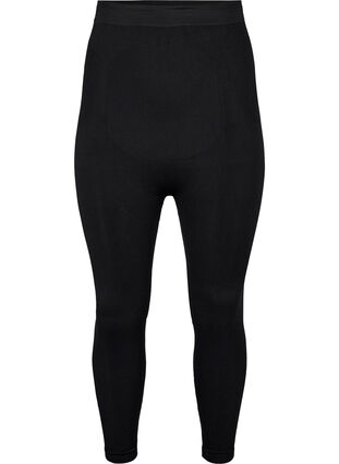 Zizzi Legginsy modelujace z wysokim stanem, Black, Packshot image number 0