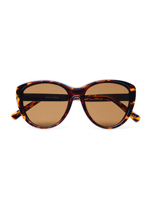 Zizzi Patterned sunglasses, Brown, Packshot image number 0