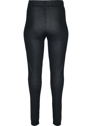 Zizzi Ski leggings in wool, Medium Grey Comb, Packshot image number 1