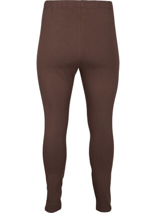 Zizzi Bawelniane legginsy z podszewka, Chocolate Martini, Packshot image number 1