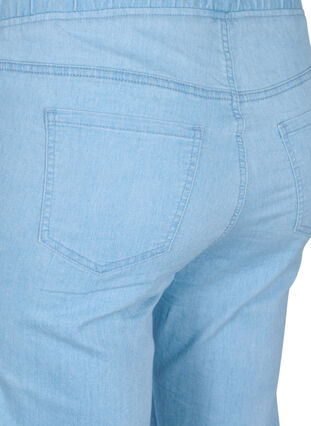 Zizzi Jeggings with pockets, Light blue, Packshot image number 3