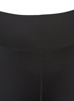 Zizzi CORE, BASIC TIGHTS – Krótkie, podstawowe legginsy sportowe, Black, Packshot image number 3