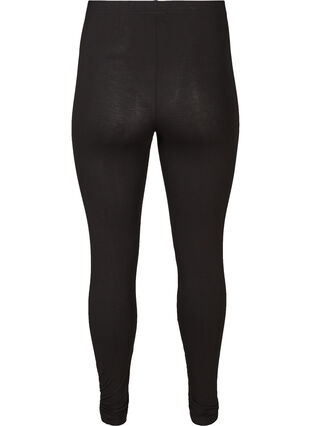 Zizzi Legginsy z wiskozy w stylu basic, Black, Packshot image number 1