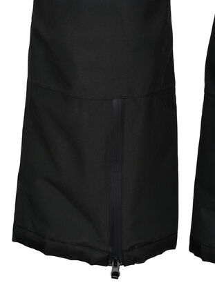 Zizzi Spodnie narciarskie z kieszeniami i regulowana talia, Black, Packshot image number 3