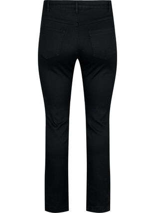 Zizzi Jeansy Emily o dopasowanym kroju z normalnym stanem, Black, Packshot image number 1