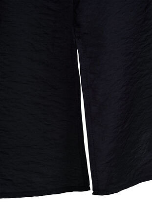Zizzi Wiskozowa sukienka z dekoltem w szpic, Black, Packshot image number 3