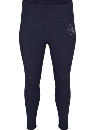 Zizzi Gladkie legginsy treningowe, Night Sky, Packshot image number 0