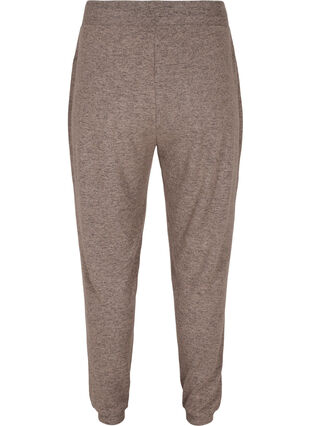 Zizzi Loose trousers in a viscose blend, Falcon Melange, Packshot image number 1