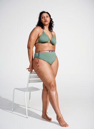 Zizzi Figi od bikini Tai z regularna talia, Laurel Wreath, Image image number 0