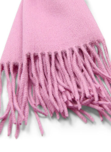 Zizzi Scarf in a wool blend, Lavender Mist, Packshot image number 1