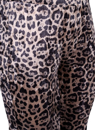 Zizzi Welurowe legginsy z nadrukiem w panterke, Leopard, Packshot image number 2