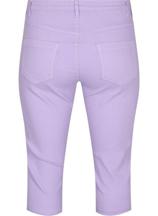 Zizzi Obcisle spodnie Emily capri, Lavender, Packshot image number 1