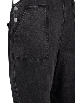 Zizzi Jeansowy kombinezon, Dark Grey Denim, Packshot image number 3