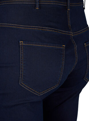 Zizzi Mocno dopasowane jeansy Amy z wysokim stanem, Blue denim, Packshot image number 3