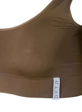 Zizzi Seamless bra with round neckline, Driftwood, Packshot image number 3