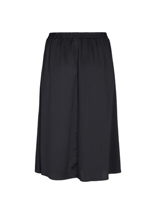 Zizzi 	 Loose-fitting midi skirt, Black, Packshot image number 1