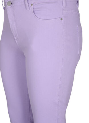 Zizzi Obcisle spodnie Emily capri, Lavender, Packshot image number 2