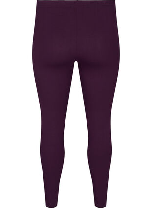 Zizzi Legginsy z wiskozy w stylu basic, Potent Purple, Packshot image number 1