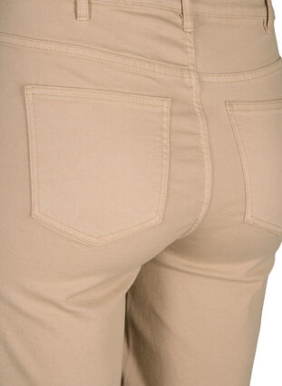 Zizzi Obcisle szorty jeansowe z wysokim stanem, Nomad, Packshot image number 3