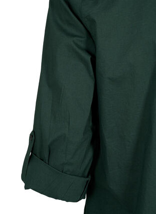 Zizzi FLASH – koszula z szydelkowym detalem, Scarab, Packshot image number 3