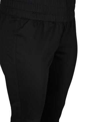 Zizzi Cotton blend jeggings, Black, Packshot image number 2