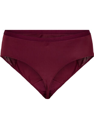 Zizzi Thong with regular waist, Bordeaux Ass, Packshot image number 1