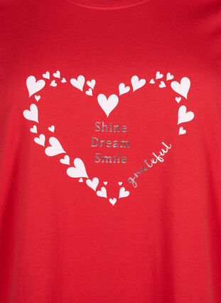 Zizzi FLASH – koszulka z motywem, High Risk Red Heart, Packshot image number 2