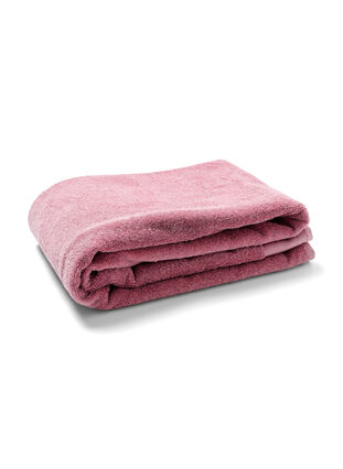 Zizzi Cotton terry towel, Deauville Mauve, Packshot image number 2