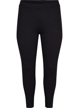 Zizzi Legginsy z suwakami, Black, Packshot image number 0