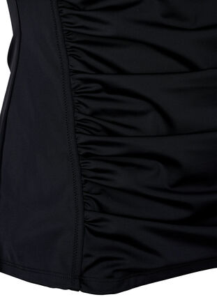 Zizzi Drapowane tankini, Black, Packshot image number 3