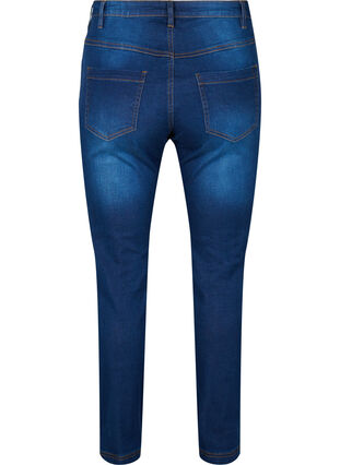 Zizzi Jeansy Emily o dopasowanym kroju z normalnym stanem, Blue Denim, Packshot image number 1