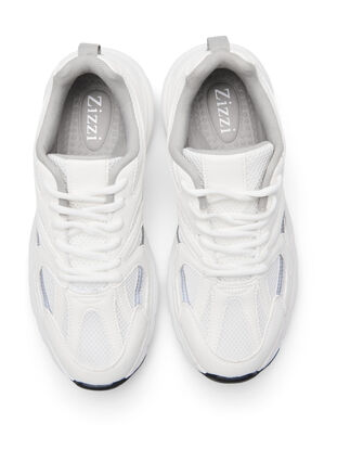 Zizzi Szerokie buty sportowe, White, Packshot image number 1