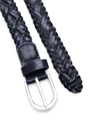 Zizzi Braided belt, Black, Packshot image number 1