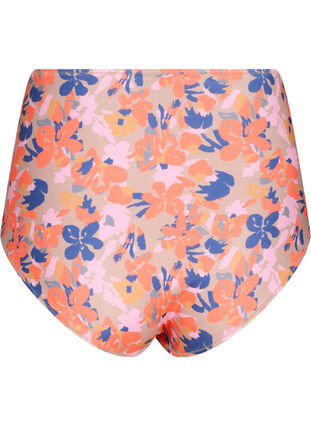 Dól bikini z bardzo wysokim stanem i nadrukiem, Retro Flower, Packshot image number 1