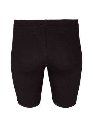 Zizzi Jednokolorowe szorty rowerowe typu basic, Black, Packshot image number 1