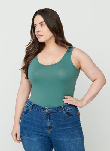 Zizzi Podstawowy top, Sea Pine, Model image number 0