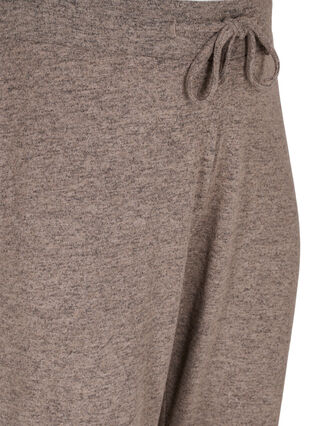 Zizzi Loose trousers in a viscose blend, Falcon Melange, Packshot image number 2