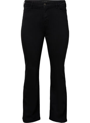  Jeansy typu bootcut Ellen z wysokim stanem, Black, Packshot image number 0
